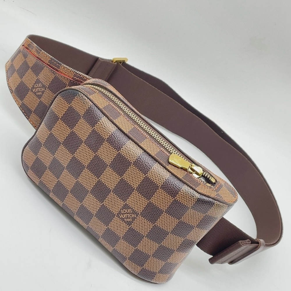 ✨LIKE NEW Louis Vuitton✨Damier Ebene Geronimos BELT / CROSSBODY BAG - Picture 11 of 17